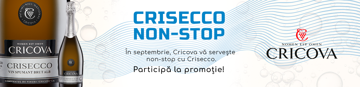 ÎN SEPTEMBRIE CRICOVA ȘI RADIO RELAX VĂ SERVESC NON-STOP CU CRISECCO